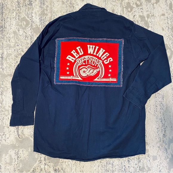 Red Wings Button Up Shirt - Picture 2 of 7